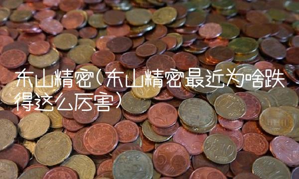 东山精密(东山精密最近为啥跌得这么厉害)