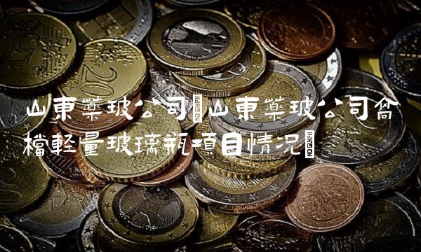 山东药玻公司(山东药玻公司高档轻量玻璃瓶项目情况)