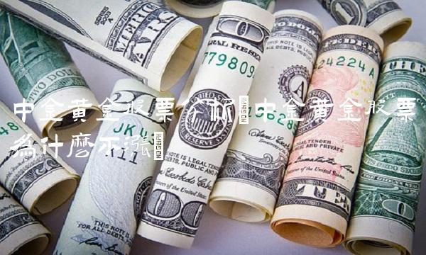 中金黄金股票分析(中金黄金股票为什么不涨)