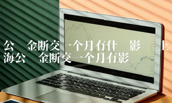 公积金断交一个月有什么影响 上海公积金断交一个月有影响吗