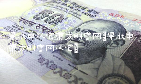 粤水电股吧东方财富网(粤水电东方财富网股吧)