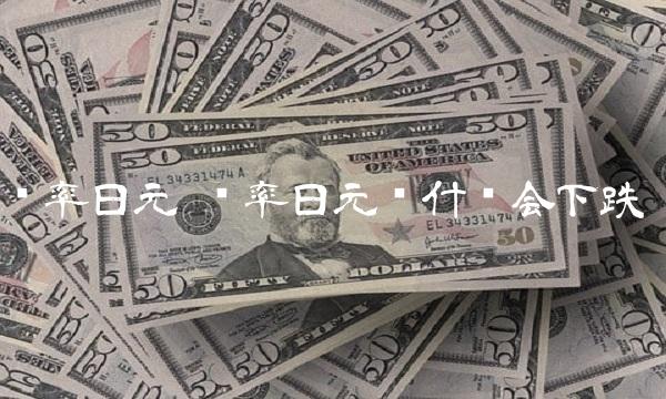 汇率日元 汇率日元为什么会下跌