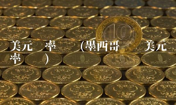 美元汇率转换(墨西哥币对美元汇率转换)