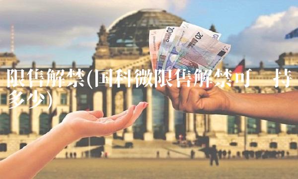 限售解禁(国科微限售解禁可减持多少)