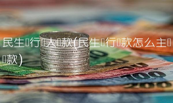 民生银行个人贷款(民生银行贷款怎么主动还款)