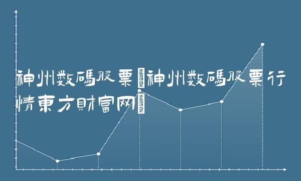 神州数码股票(神州数码股票行情东方财富网)