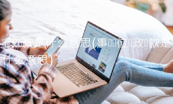 财政拨款是什么意思(事业单位财政拨款是什么意思)