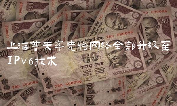 上海普天率先将网络全部升级至IPv6技术