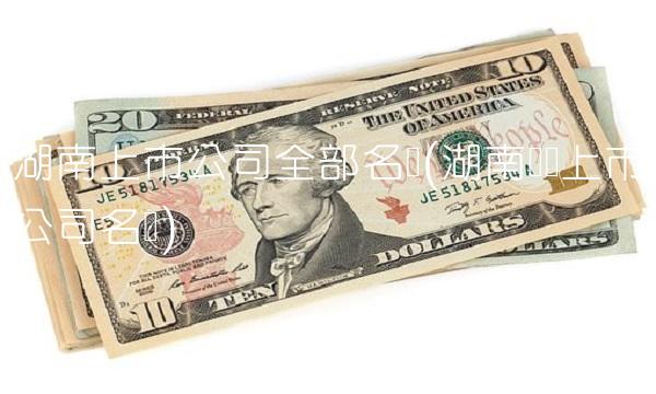 湖南上市公司全部名单(湖南养猪上市公司名单)