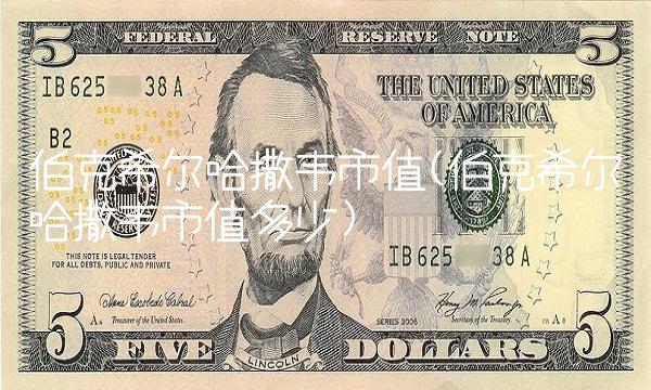 伯克希尔哈撒韦市值(伯克希尔哈撒韦市值多少)