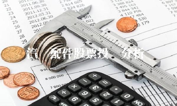 汽车配件股票投资分析