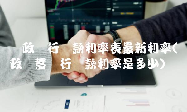 邮政银行贷款利率表最新利率(邮政储蓄银行贷款利率是多少)