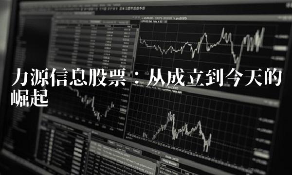 力源信息股票：从成立到今天的崛起