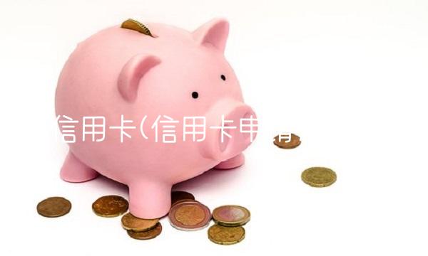 信用卡(信用卡申请条件)