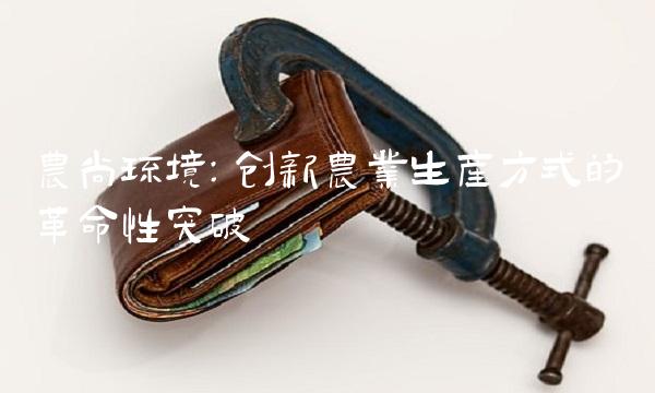 农尚环境：创新农业生产方式的革命性突破