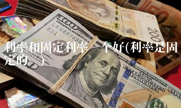 利率和固定利率哪个好(利率是固定的吗)