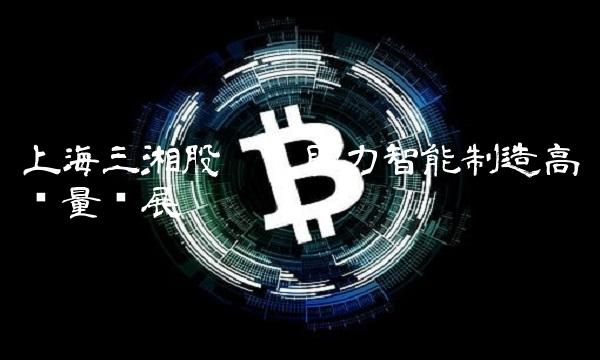 上海三湘股份：助力智能制造高质量发展