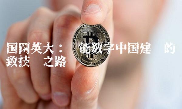国网英大：赋能数字中国建设的极致技术之路