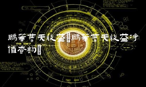 鹏华普天收益(鹏华普天收益净值查询)