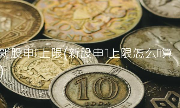 新股申购上限(新股申购上限怎么计算)