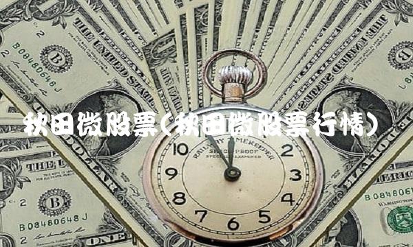 秋田微股票(秋田微股票行情)