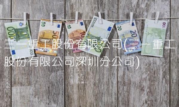 三一重工股份有限公司(三一重工股份有限公司深圳分公司)