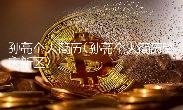 孙亮个人简历(孙亮个人简历肇庆新区)