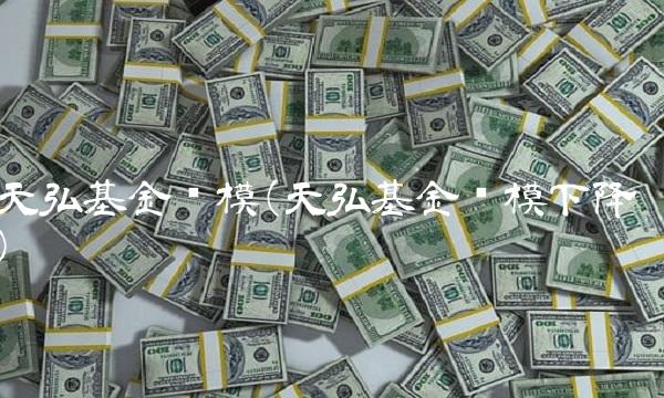 天弘基金规模(天弘基金规模下降)
