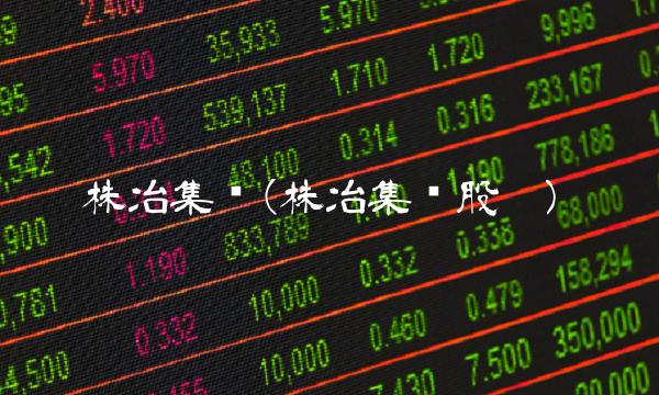 株冶集团(株冶集团股吧)