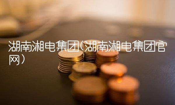 湖南湘电集团(湖南湘电集团官网)