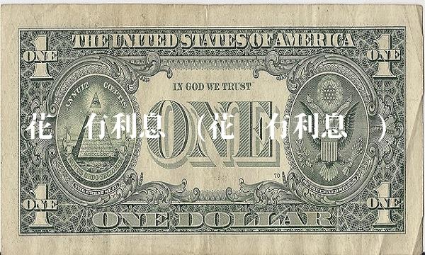 花呗有利息吗(花呗有利息吧)