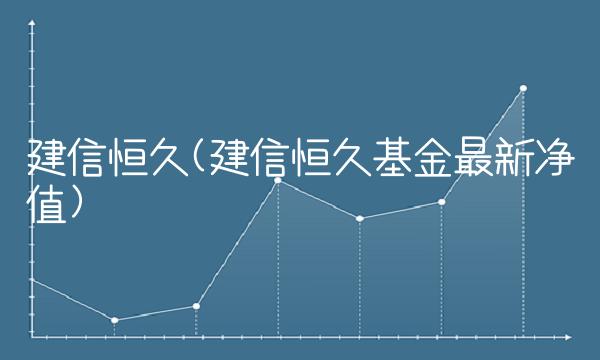 建信恒久(建信恒久基金最新净值)