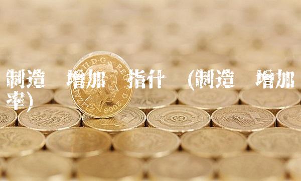 制造业增加值指什么(制造业增加值率)