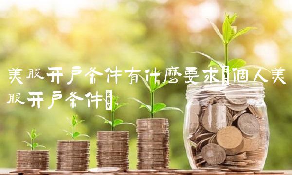 美股开户条件有什么要求(个人美股开户条件)