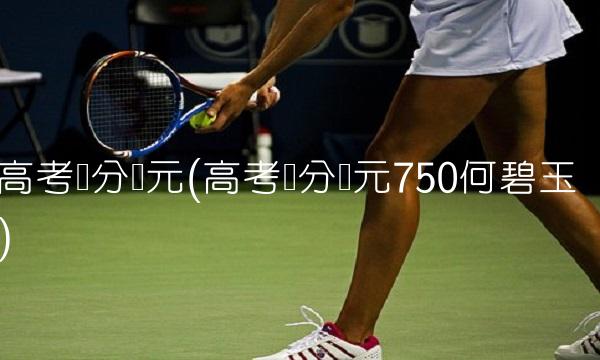高考满分状元(高考满分状元750何碧玉)