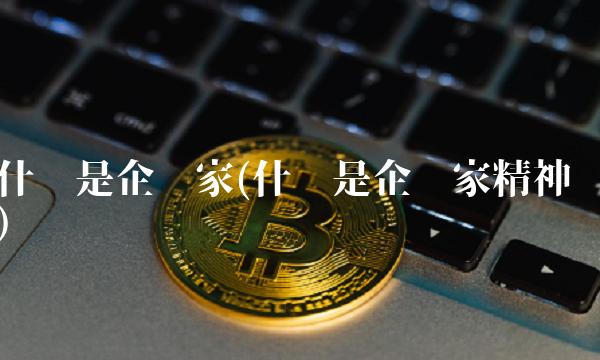 什么是企业家(什么是企业家精神)