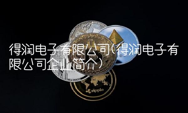 得润电子有限公司(得润电子有限公司企业简介)