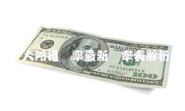 个人所得税率最新税率表解析
