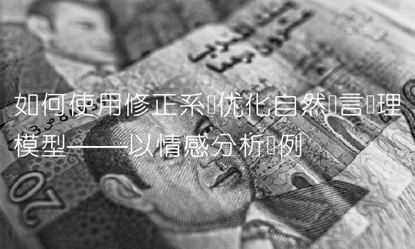 如何使用修正系数优化自然语言处理模型——以情感分析为例