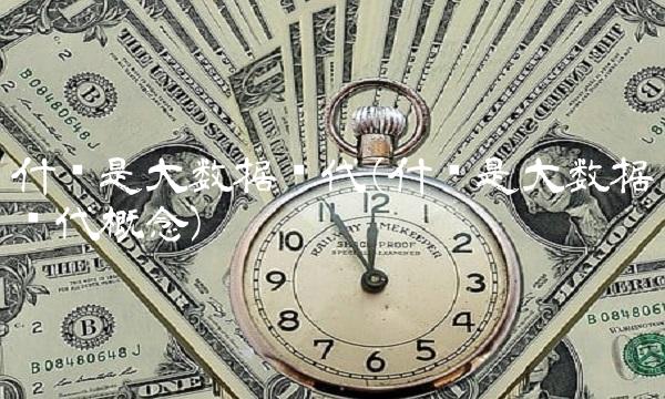 什么是大数据时代(什么是大数据时代概念) 什么是大数据时代(什么是大数据时代概念)