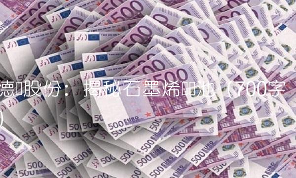 德尔股份：揭秘石墨烯锂电池（700字）