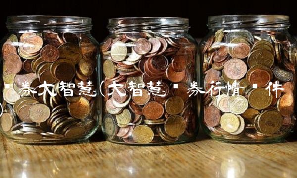 证券大智慧(大智慧证券行情软件)