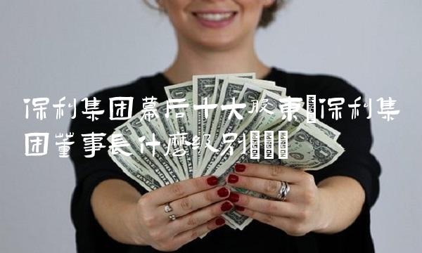 保利集团幕后十大股东(保利集团董事长什么级别)()