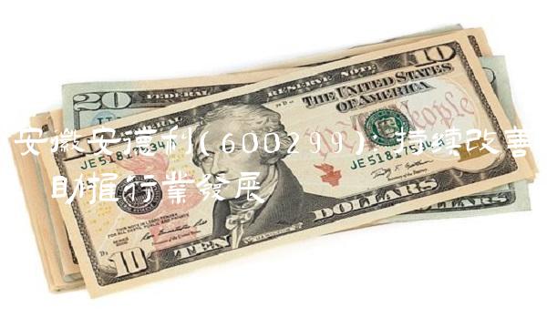 安徽安德利（600299）：持续改善，助推行业发展