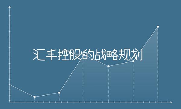 汇丰控股的战略规划