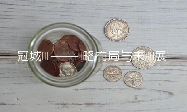 冠城国际——战略布局与未来发展