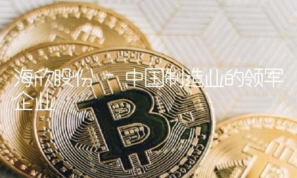 海欣股份 - 中国制造业的领军企业