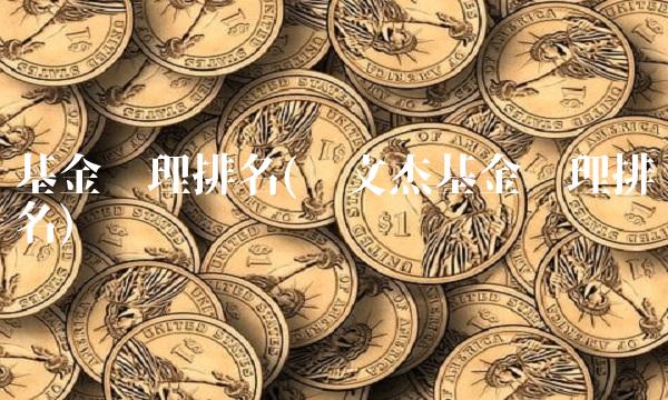 基金经理排名(罗文杰基金经理排名)