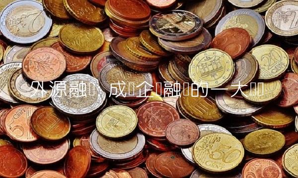 外源融资 成为企业融资的一大选择