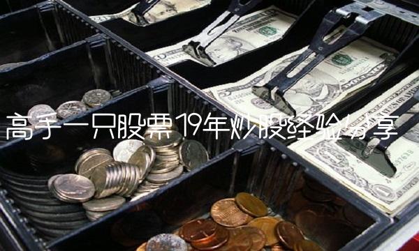 高手一只股票19年炒股经验分享